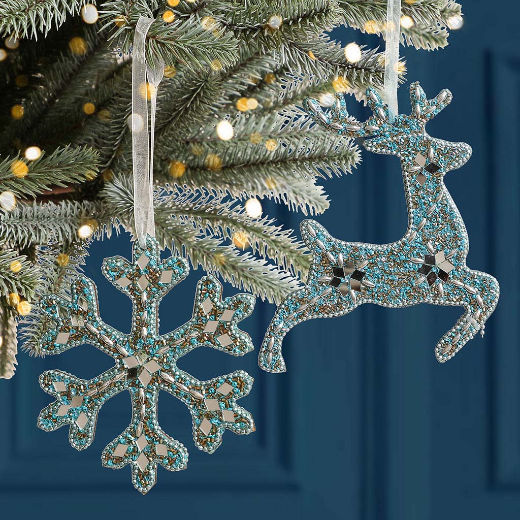 Sparkling Christmas Tree Ornaments