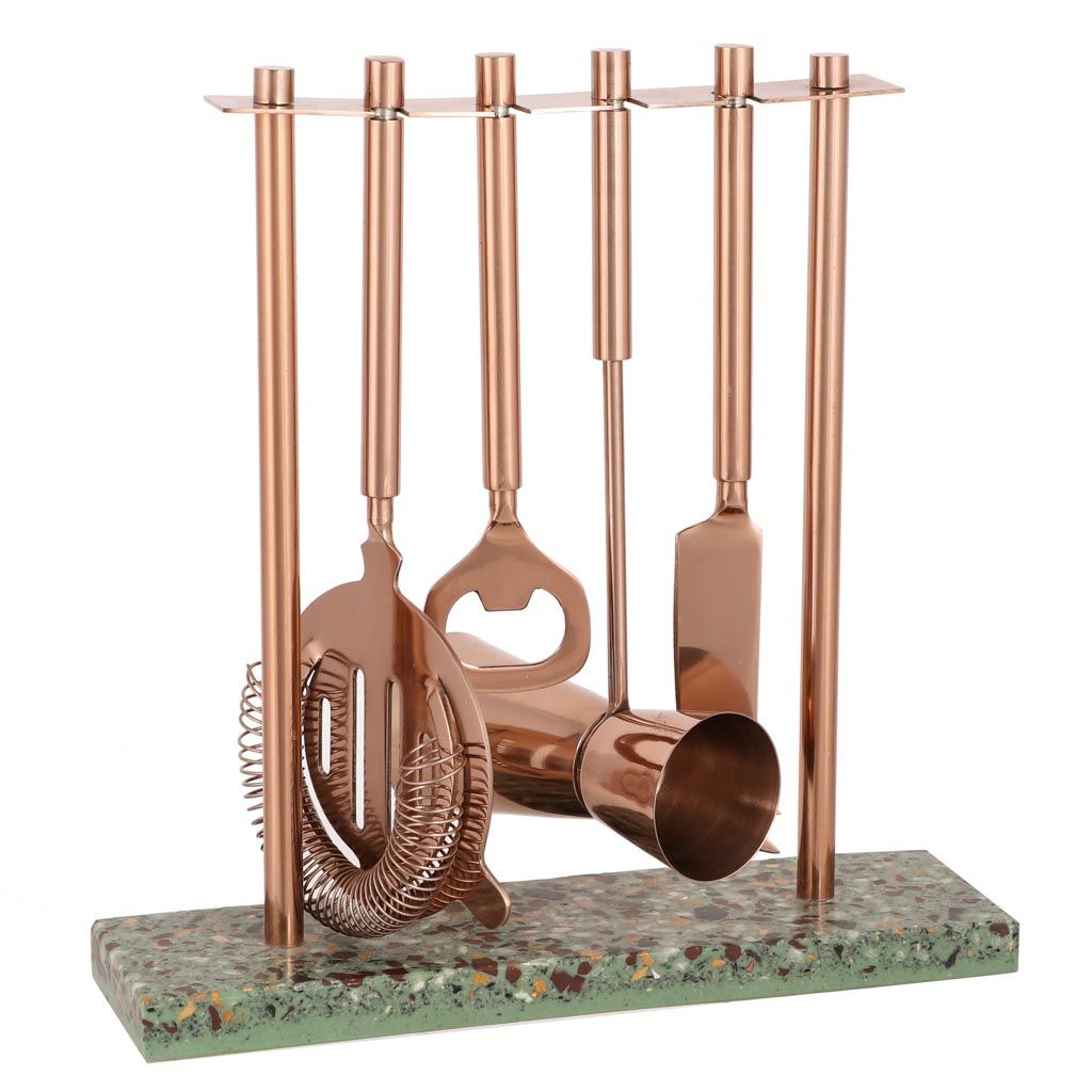 Home Bar Essentials Tool Set and Stand