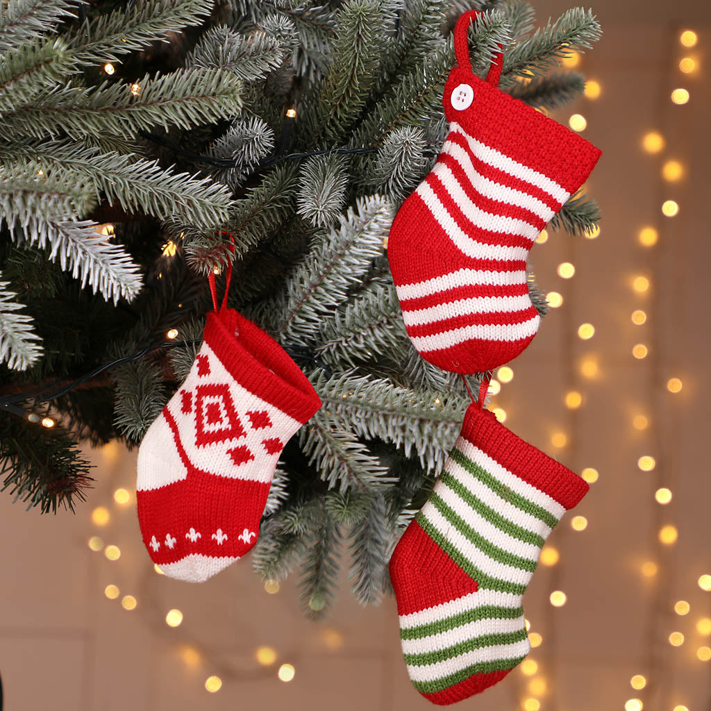 Miniature Soft Knitted Stockings