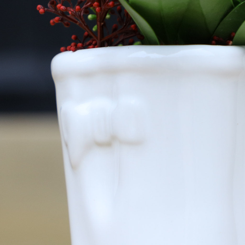 welly boots flower pot