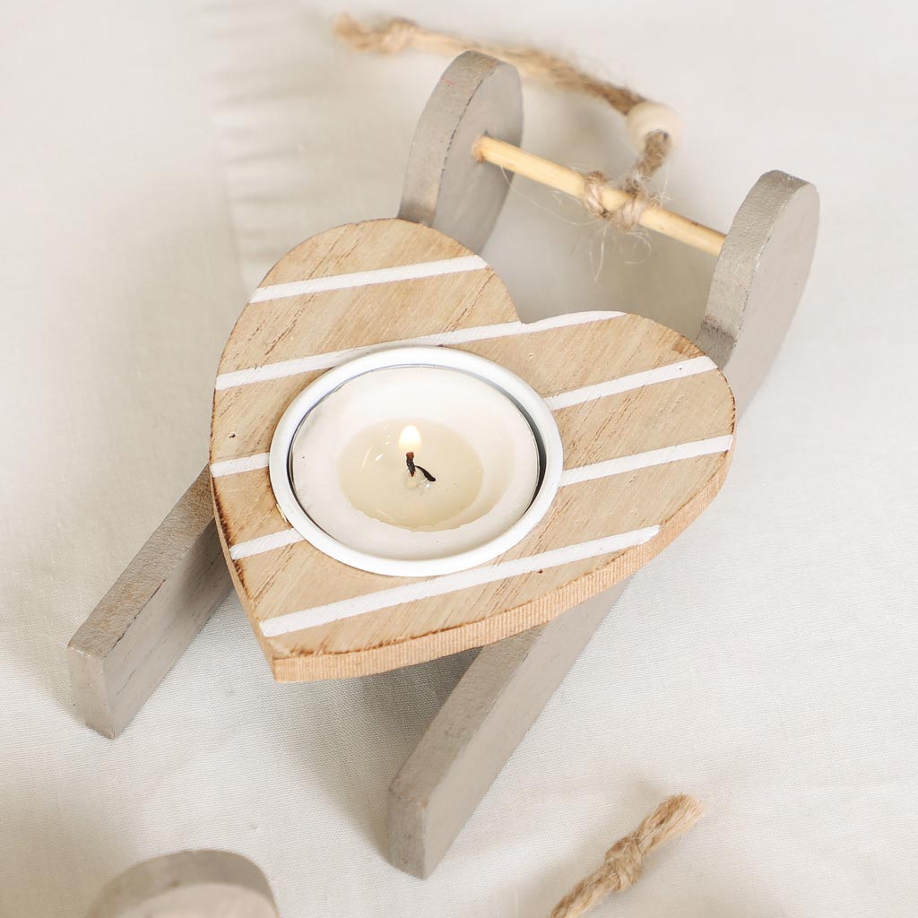 Neutral Nordic Festive Tealight Holders