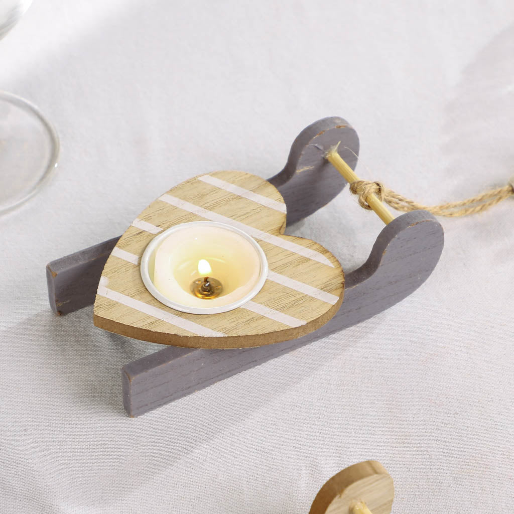 Neutral Nordic Festive Tealight Holders