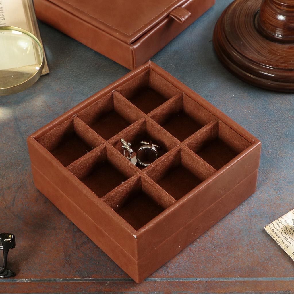 Groomsman Best Man Gift Butler Brown Stacked Accessories Store
