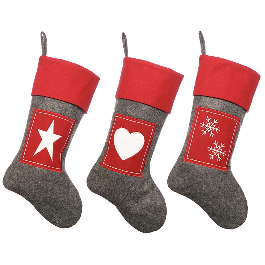 Nordic Style Christmas Stocking