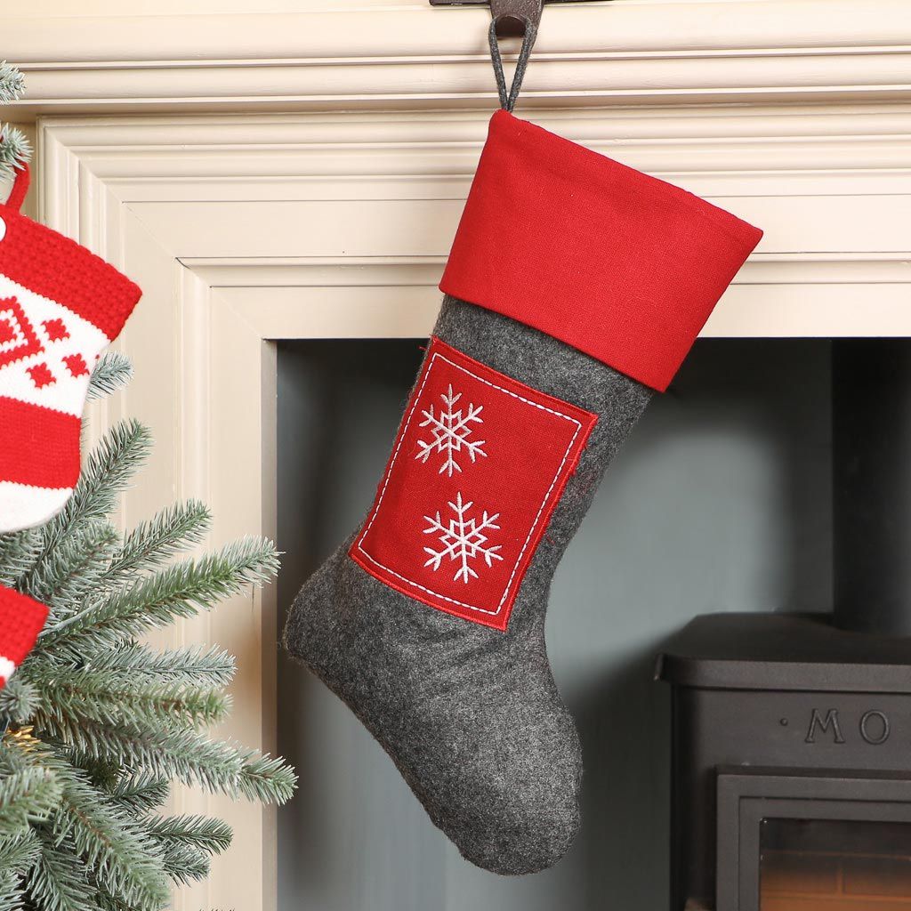 Nordic Style Christmas Stocking