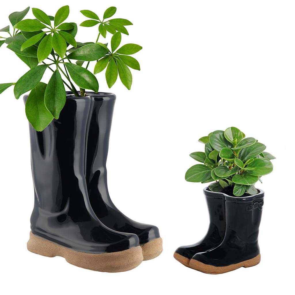 welly boots planters