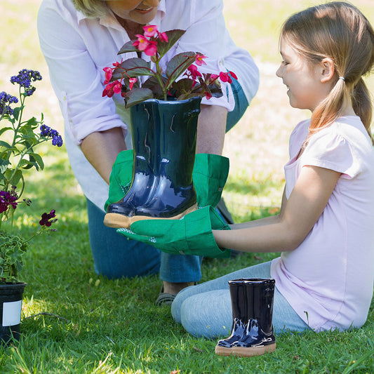 wellington boot plant pots