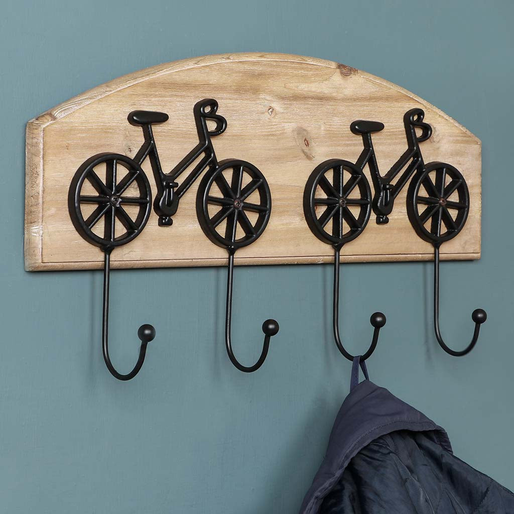 Wall Mounted Bicycle Multi Hook Board
