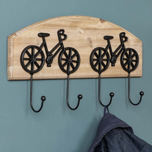 Wall Mounted Bicycle Multi Hook Board