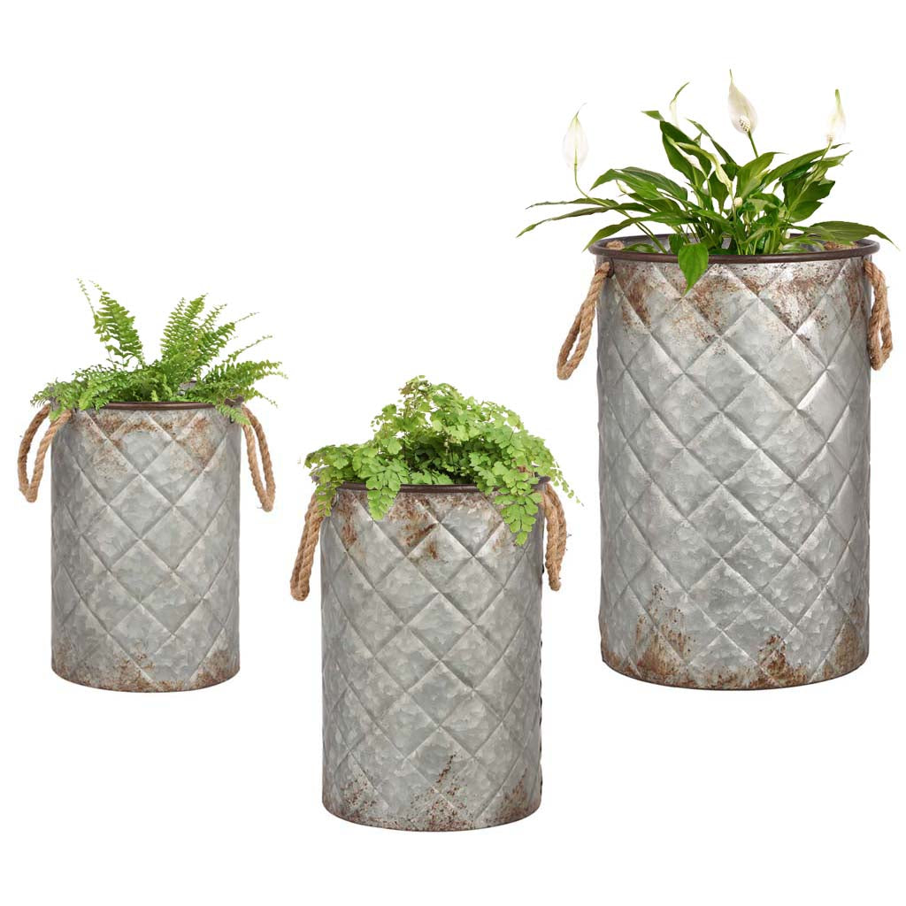 large planter tub set