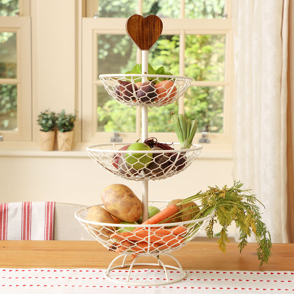 easter cream vegetable rack