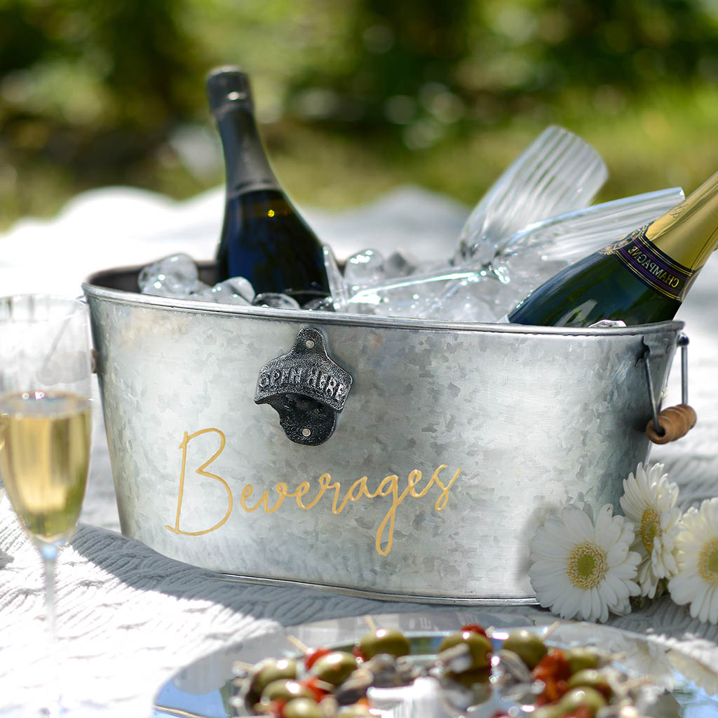 Gold and Zinc Champagne Cooler