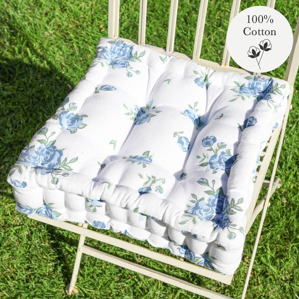 100% cotton garden seat pads

