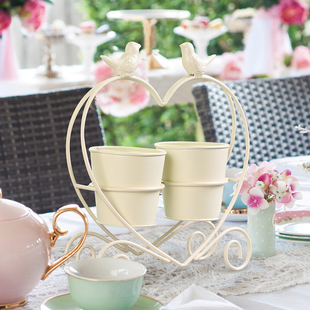 Twin ornate planter