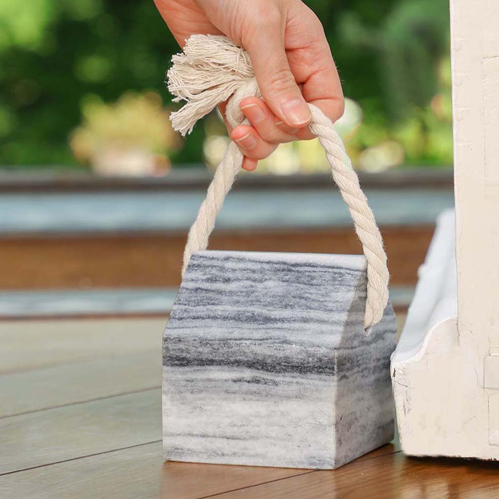 grey door stop