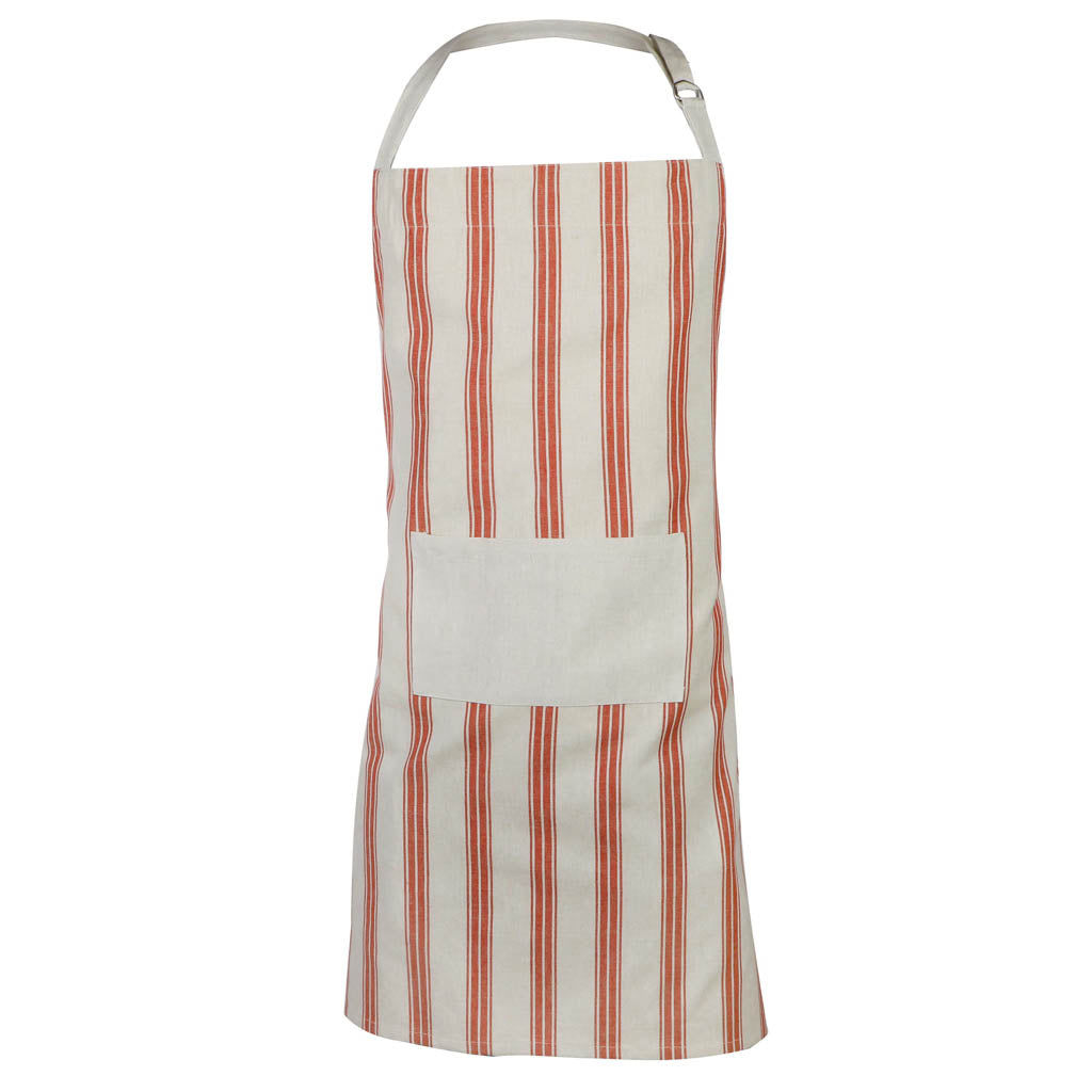 stripe print barbeque apron
