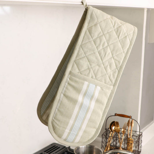 natural double oven glove