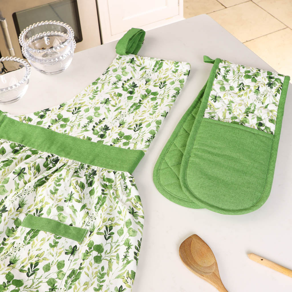 Adult Woodland Botanical Kitchen Pinny Apron