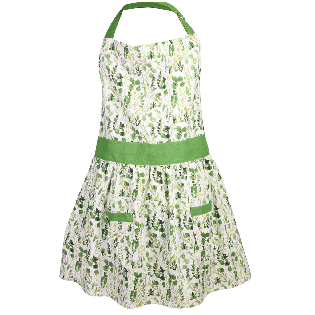 Green Kitchen Apron