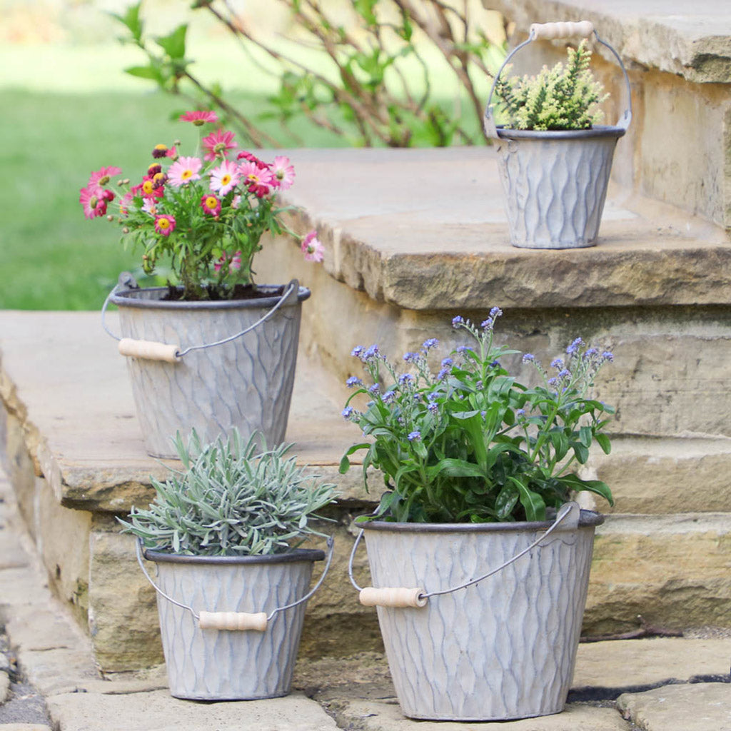 vintage garden flower pots