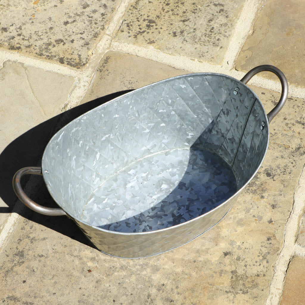 Vintage Washtub Garden Trough Planter
