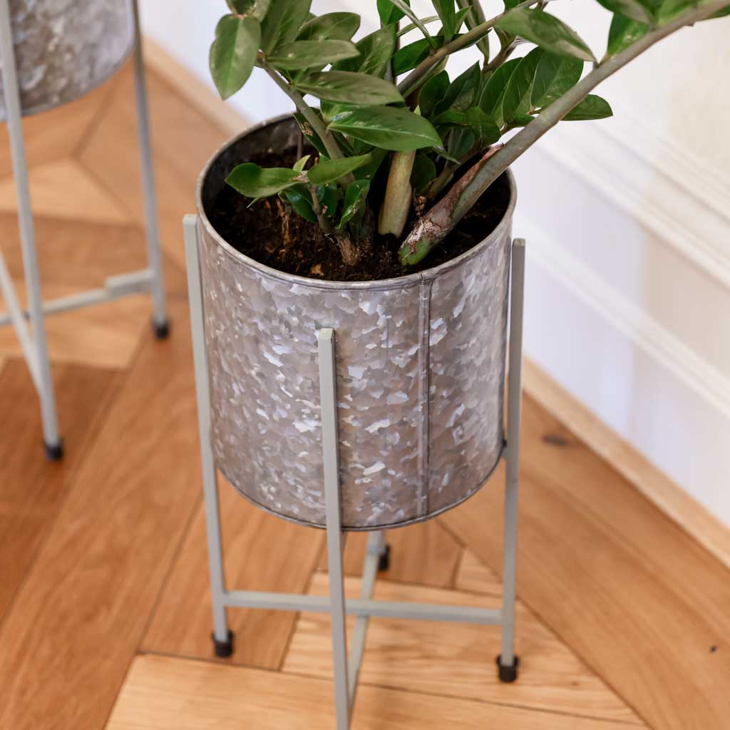 metal planter