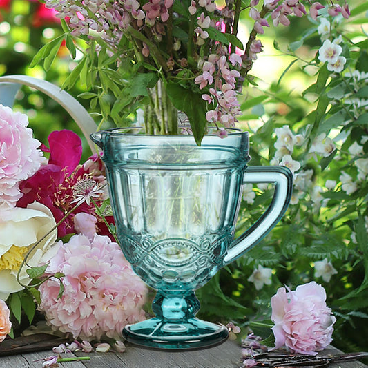 glass flower jug