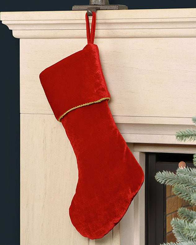 Opulent Velvet Christmas Stocking Collection