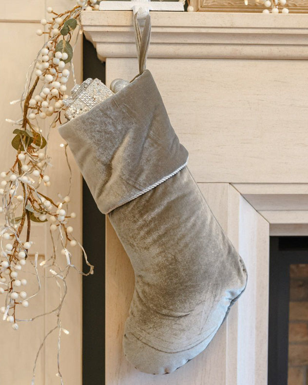 Opulent Velvet Christmas Stocking Collection
