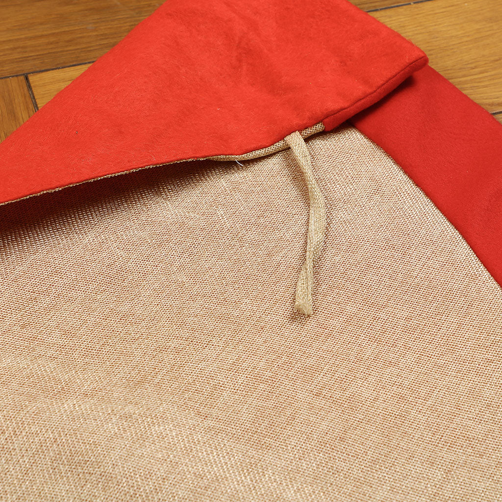 Traditional Red Festive Friends Christmas Tree Skirt