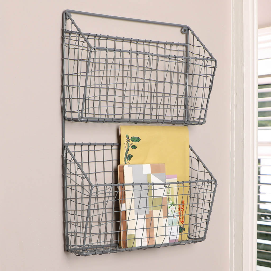 GREY STORAGE RACK FOR HALLWAY
