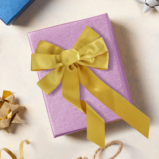 Set of 6 Small Gold Craft Bows