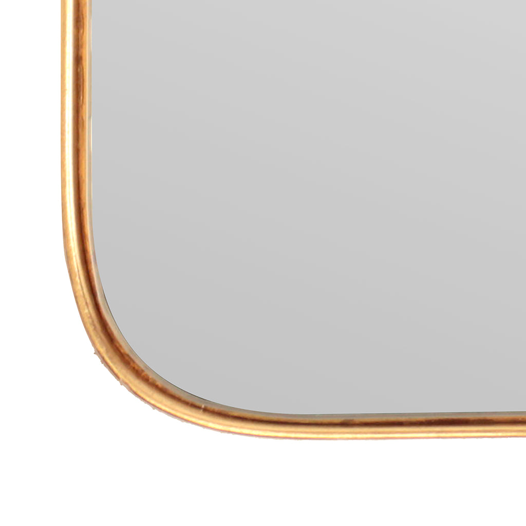 Gold Square Wall Mirror