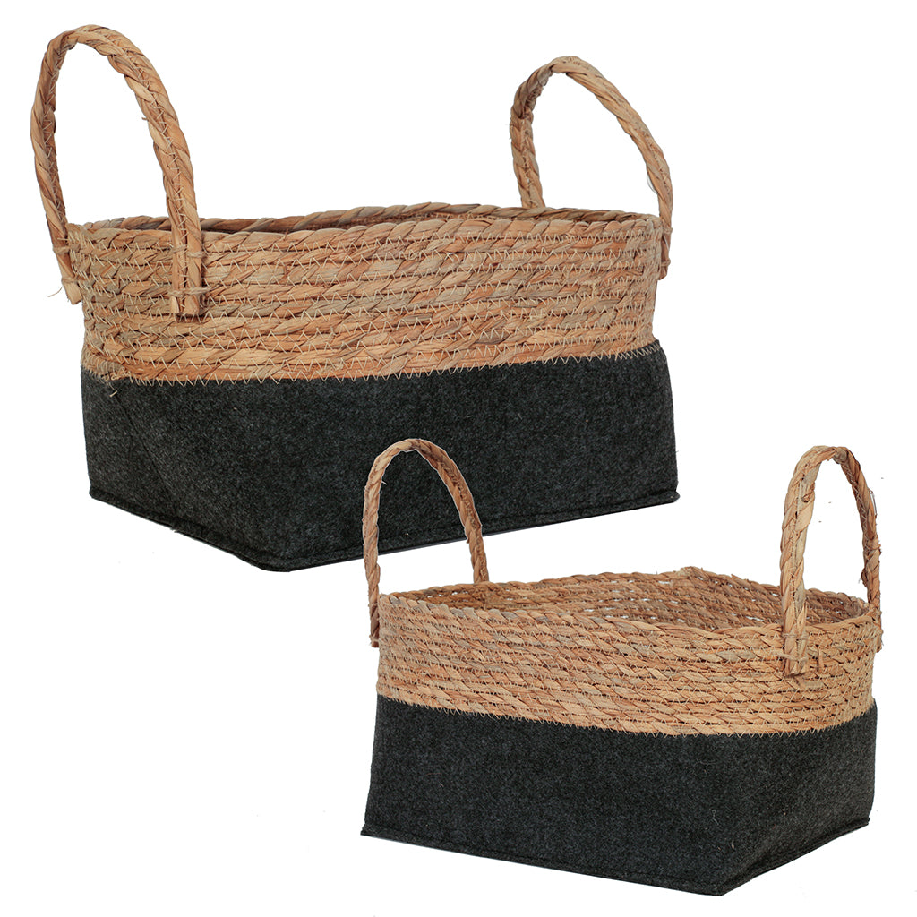 wicker plant baskets