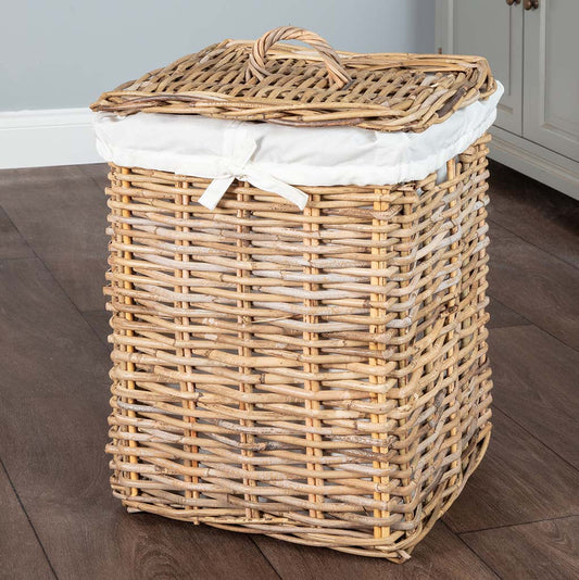 wicker laundry basket