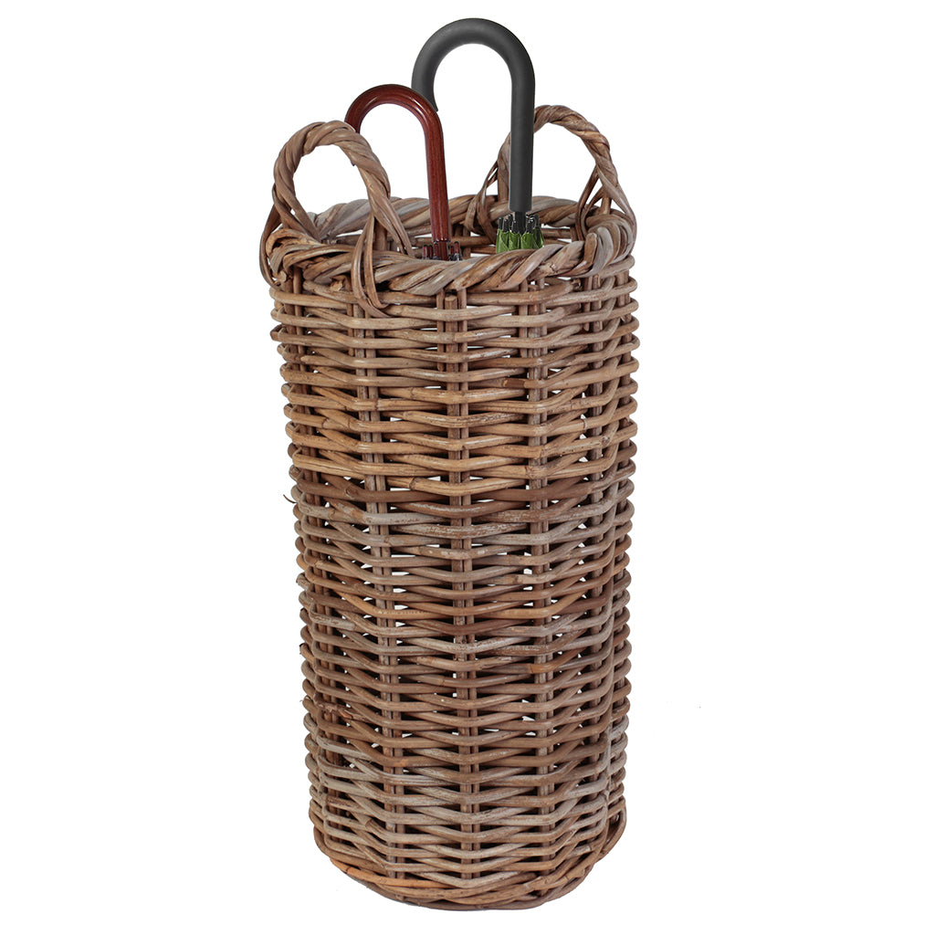 wicker umbrella stand