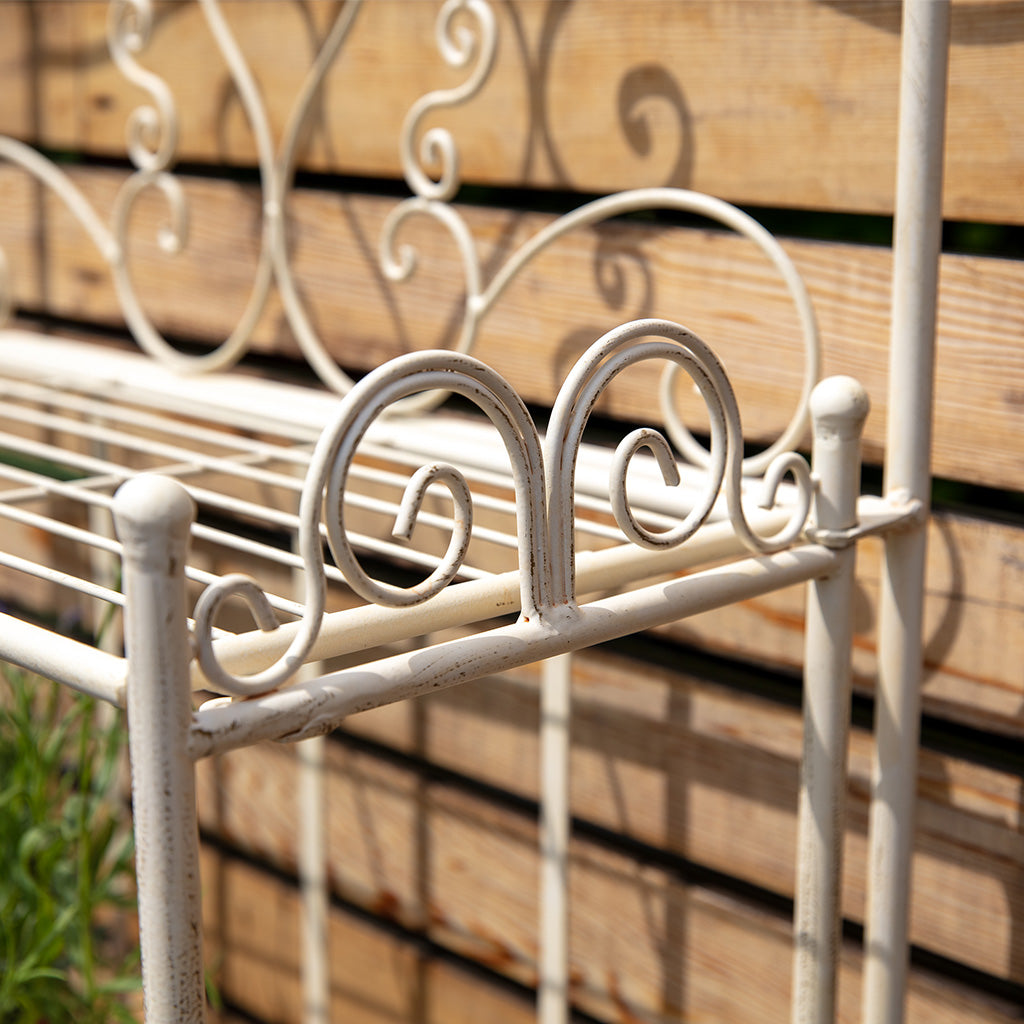 vintage style plant display rack