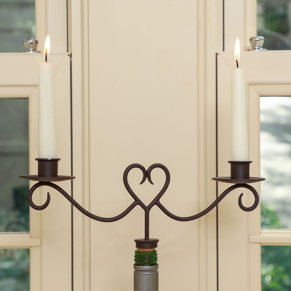 wine bottle candle topper