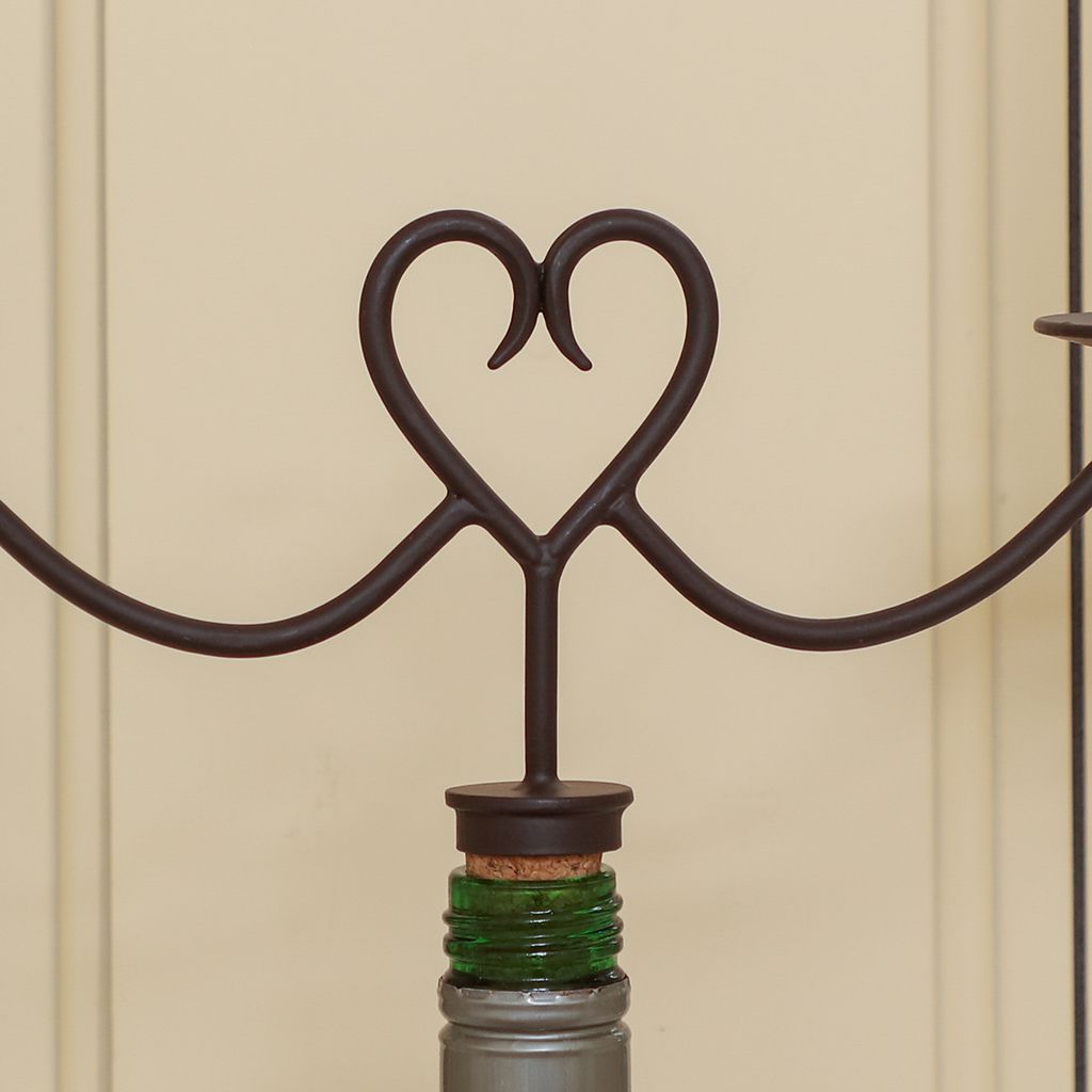 wine bottle stopper candle holder