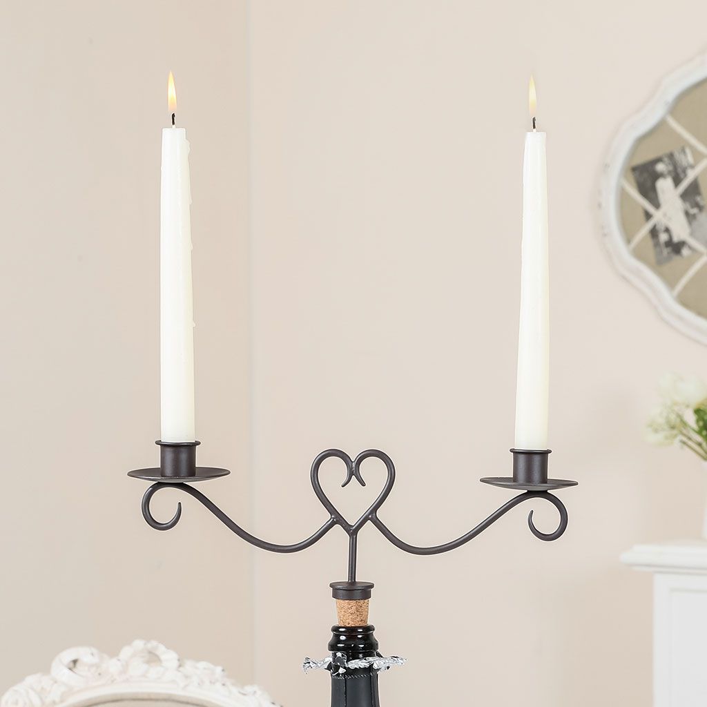 luxury bottle stopper candle holder