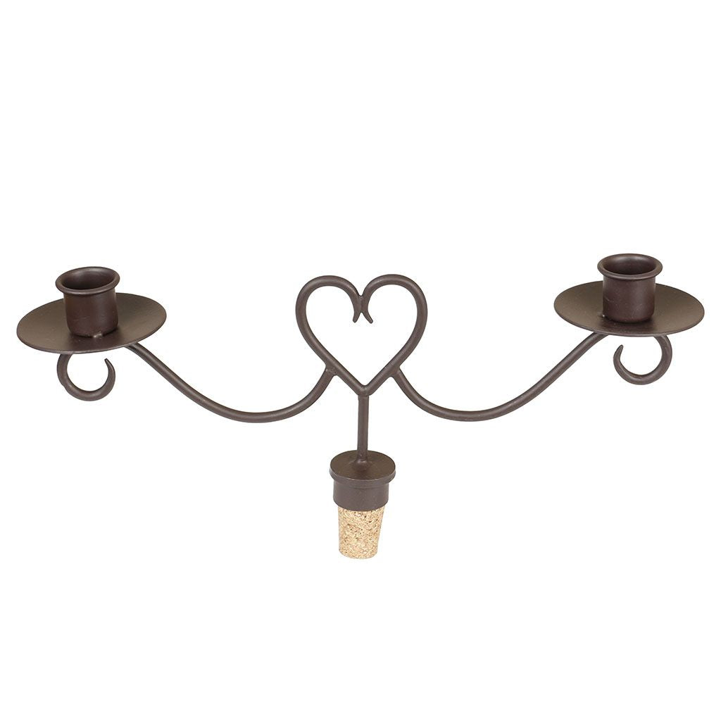 bottle stopper candle holder